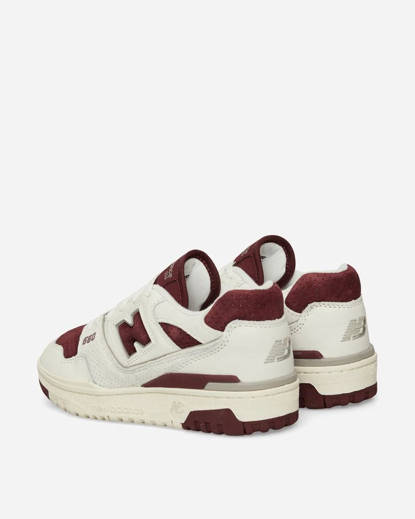 商品New Balance|550 Sneakers Sea Salt / Classic Crimson,价格¥1089,第4张图片详细描述