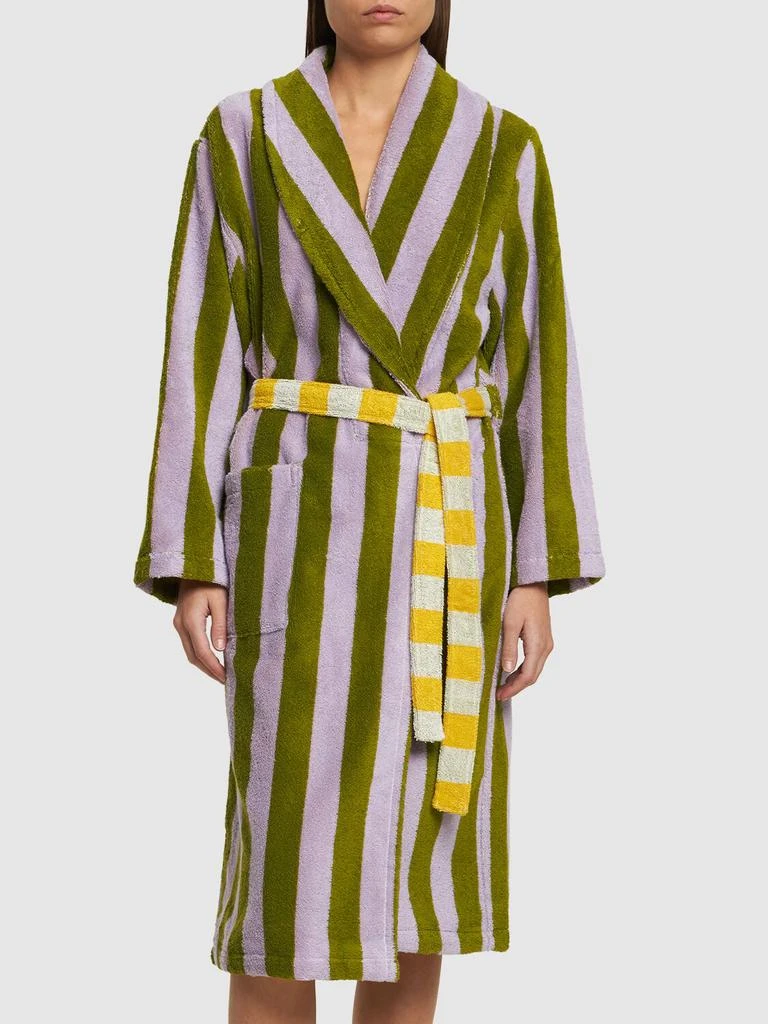 商品DUSEN DUSEN|Sea Stripe Cotton Blend Bathrobe,价格¥1060,第3张图片详细描述