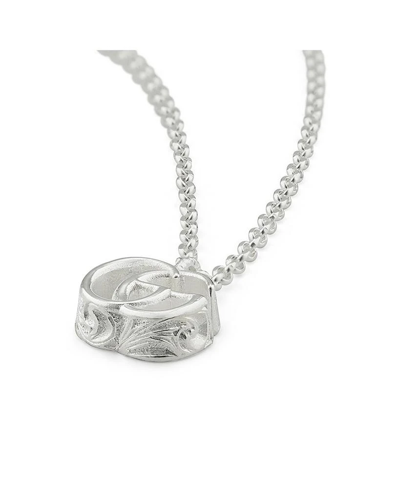 Gucci Sterling Silver Marmont Double G Pendant Necklace, 14.9-16.5" 商品