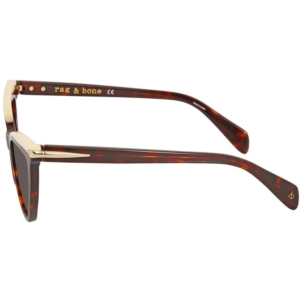 商品Rag & Bone|Brown Cat Eye Ladies Sunglasses RNB1021/S 0086/70 55,价格¥366,第3张图片详细描述