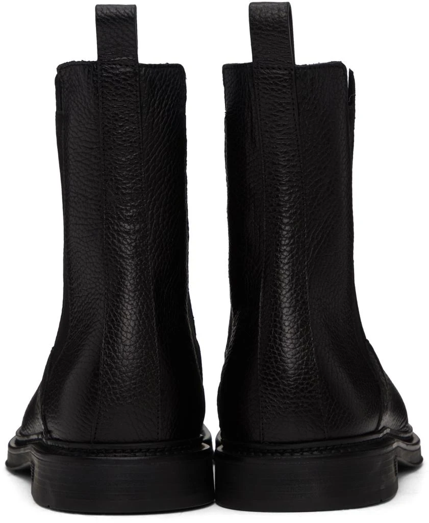 商品Emporio Armani|Black Paneled Chelsea Boots,价格¥2379,第2张图片详细描述