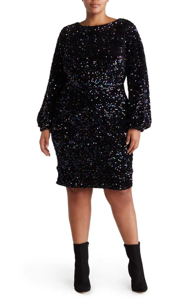 商品Love by Design|Empire State Sequin Mini Dress,价格¥207-¥237,第1张图片