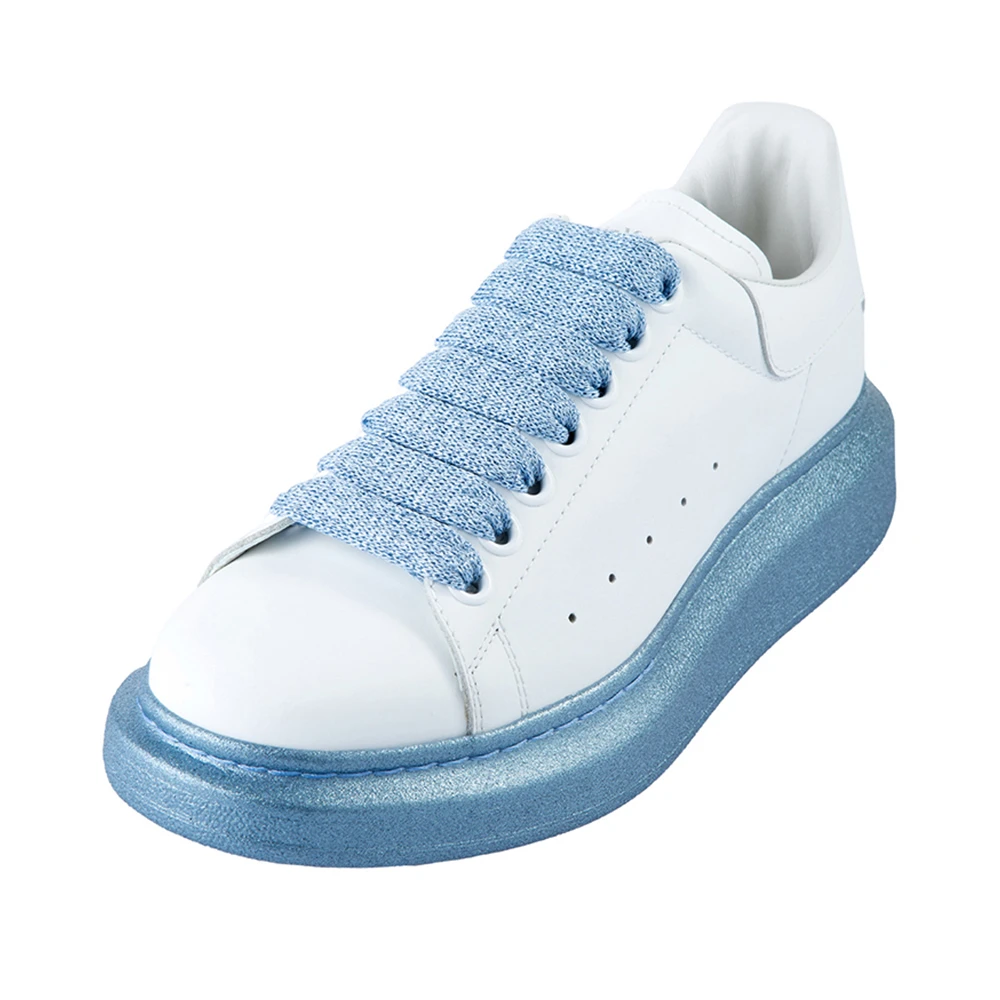 Alexander McQueen 亚历山大·麦昆 白色/瓷蓝色女士运动鞋 553770-WHWKV-9307 商品