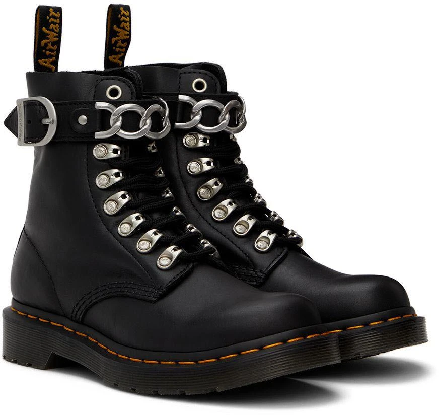 商品Dr. Martens|Black 1460 Pascal Chain Boots,价格¥638,第4张图片详细描述