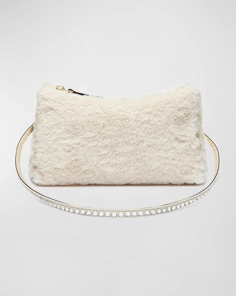 商品Manu Atelier|Mini Prism Faux-Fur Shoulder Bag,价格¥1328,第1张图片