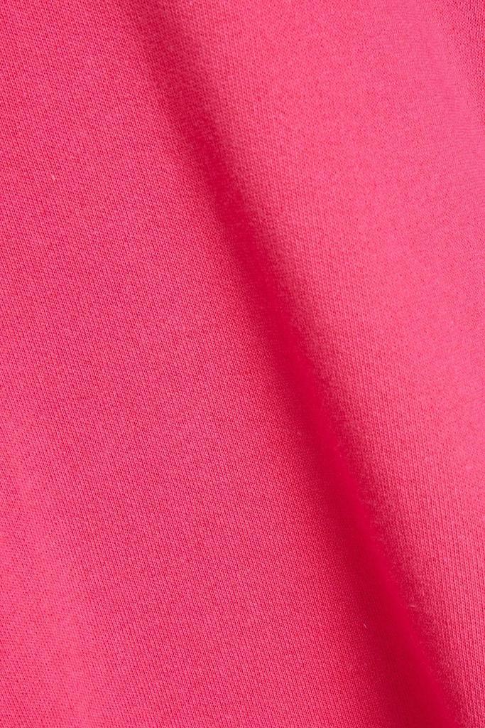 商品Ganni|Embroidered cotton-blend fleece sweatshirt,价格¥538,第4张图片详细描述
