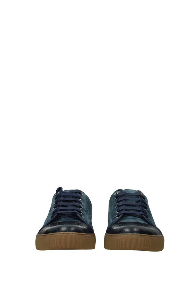 商品Lanvin|Sneakers Suede Blue Sea Blue,价格¥1500,第3张图片详细描述