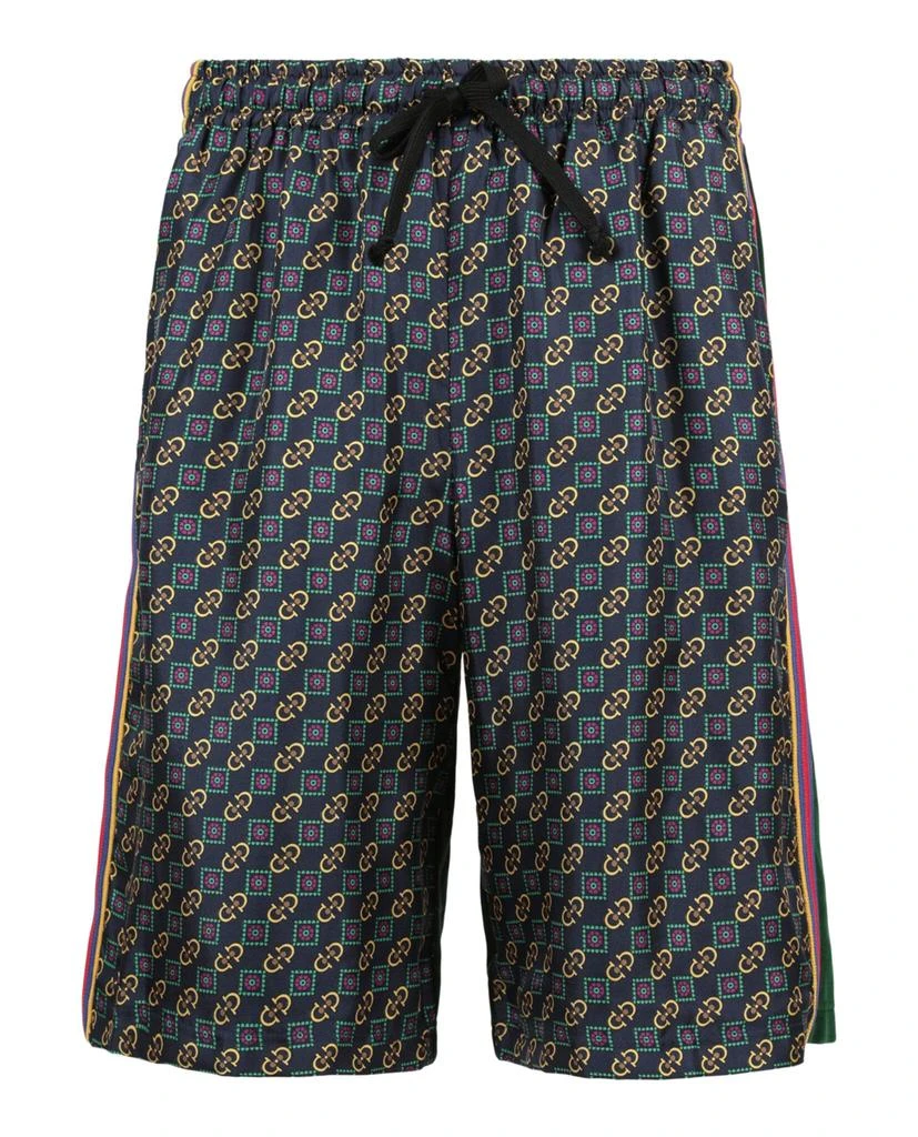 商品Gucci|Horsebit and Basketweave Cotton Shorts,价格¥1697,第1张图片