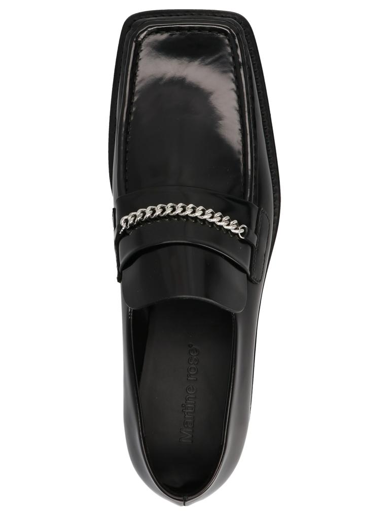 Martine Rose Chain Leather Loafers商品第3张图片规格展示