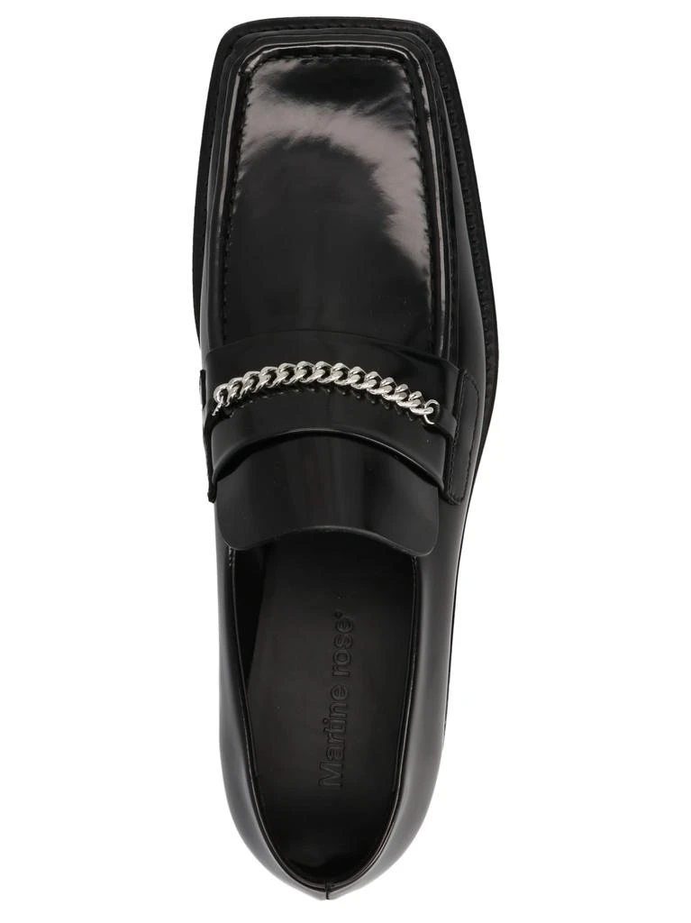 商品Martine Rose|Martine Rose Chain Leather Loafers,价格¥4083,第3张图片详细描述