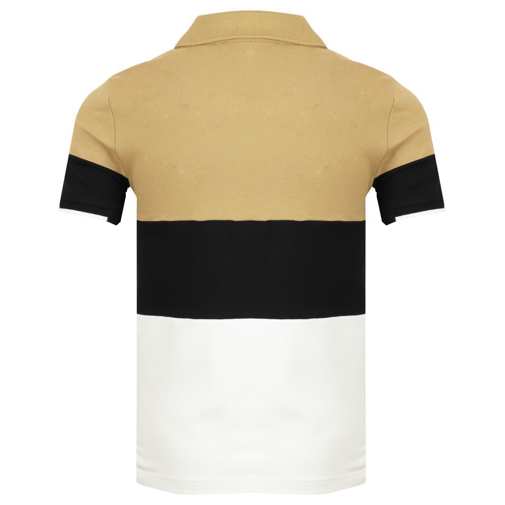 Stone Black & White Short Sleeved Polo Shirt商品第3张图片规格展示