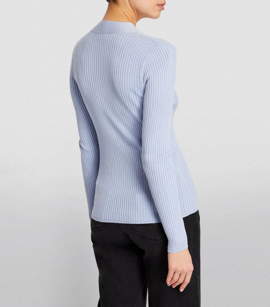 商品Sandro|Rib-Knit Cardigan,价格¥1802,第4张图片详细描述