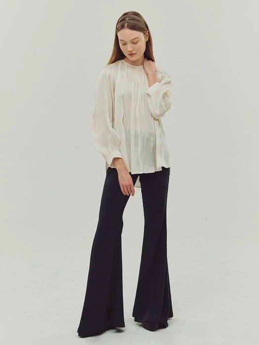 商品NUVO.10|Pin Tuck Glossy Blouse,价格¥1002,第4张图片详细描述
