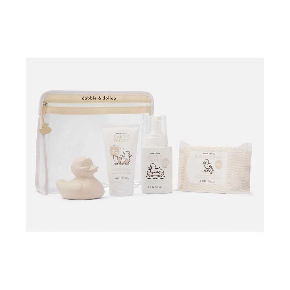 商品Dabble & Dollop|Dabble Ducky Essentials - Wash, Lotion, Wipes & Ducky,价格¥541,第2张图片详细描述