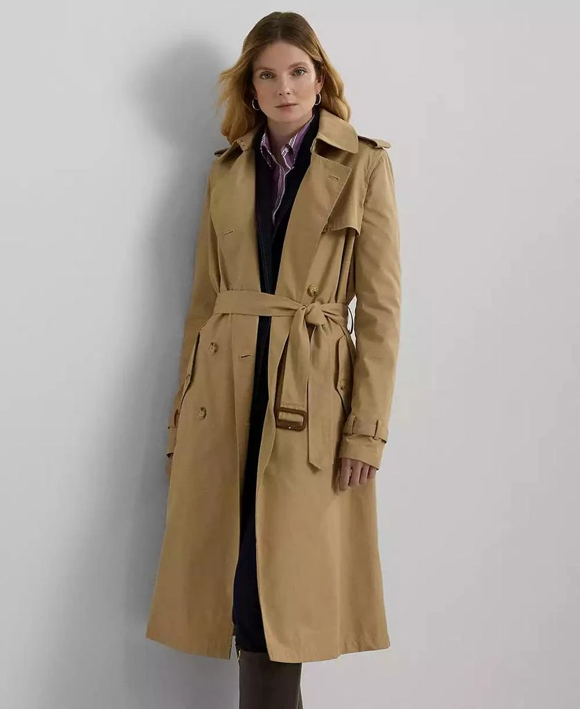 商品Ralph Lauren|Women's Double-Breasted Trench Coat,价格¥2207,第1张图片