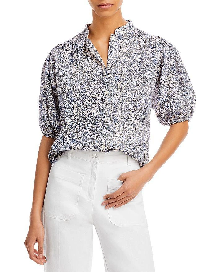 商品VANESSA BRUNO|Paisley Puff Sleeve Shirt ,价格¥1322,第1张图片