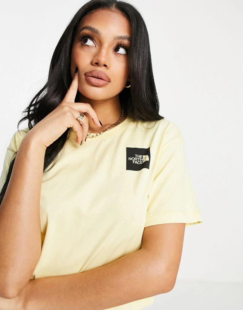 商品The North Face|The North Face cropped t-shirt in yellow,价格¥130,第3张图片详细描述