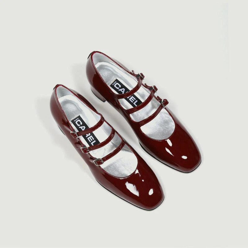 商品Carel|Kina patent leather pumps  Bordeaux Vernis  CAREL,价格¥3298,第4张图片详细描述