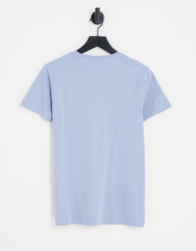 Tommy Hilfiger icon logo slim fit t-shirt in light blue商品第3张图片规格展示
