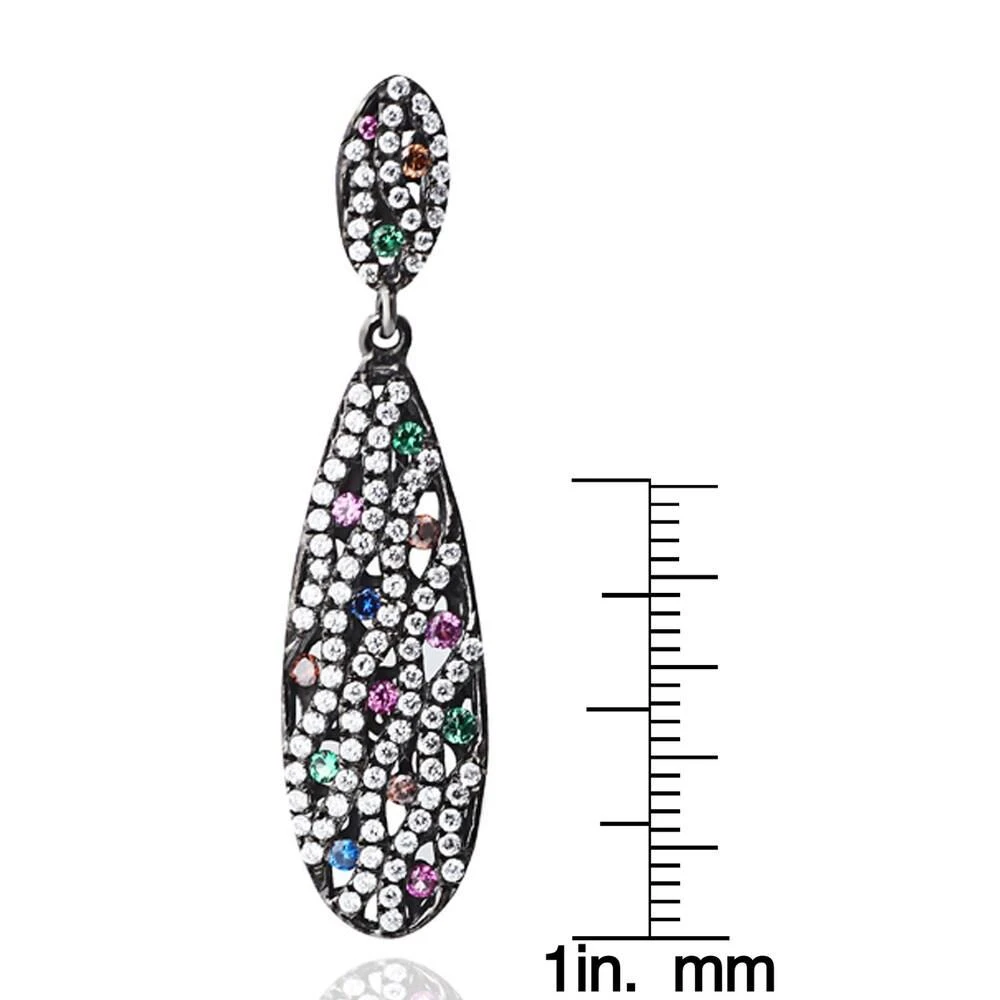 商品Suzy Levian|Suzy Levian Pave Cubic Zirconia Sterling Silver Earrings,价格¥1147,第3张图片详细描述