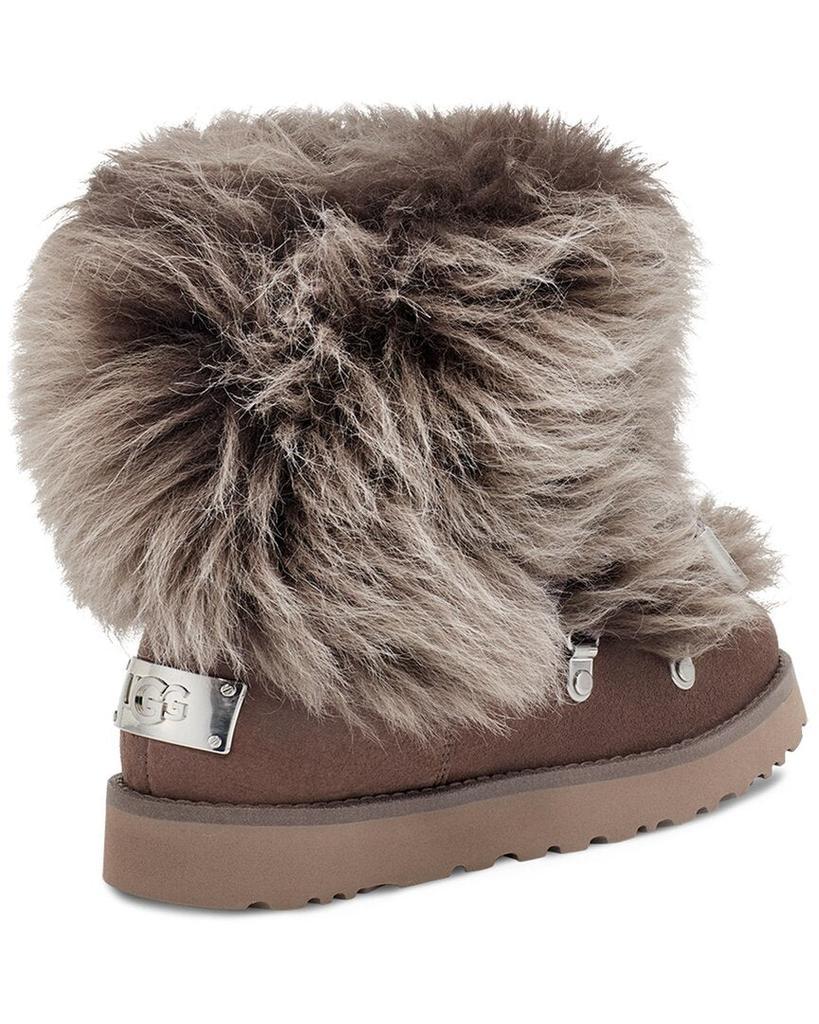 商品UGG|UGG Classic Posh Mini Fur Suede Classic Boot,价格¥1098,第4张图片详细描述