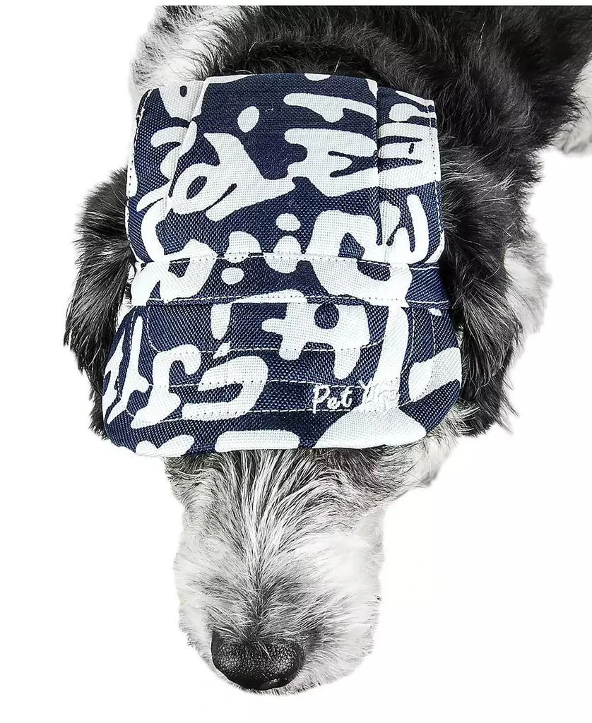 商品Pet Life|'Bone Cappa' Graffiti Sculptured UV Protectant Adjustable Dog Hat Cap,价格¥120,第3张图片详细描述