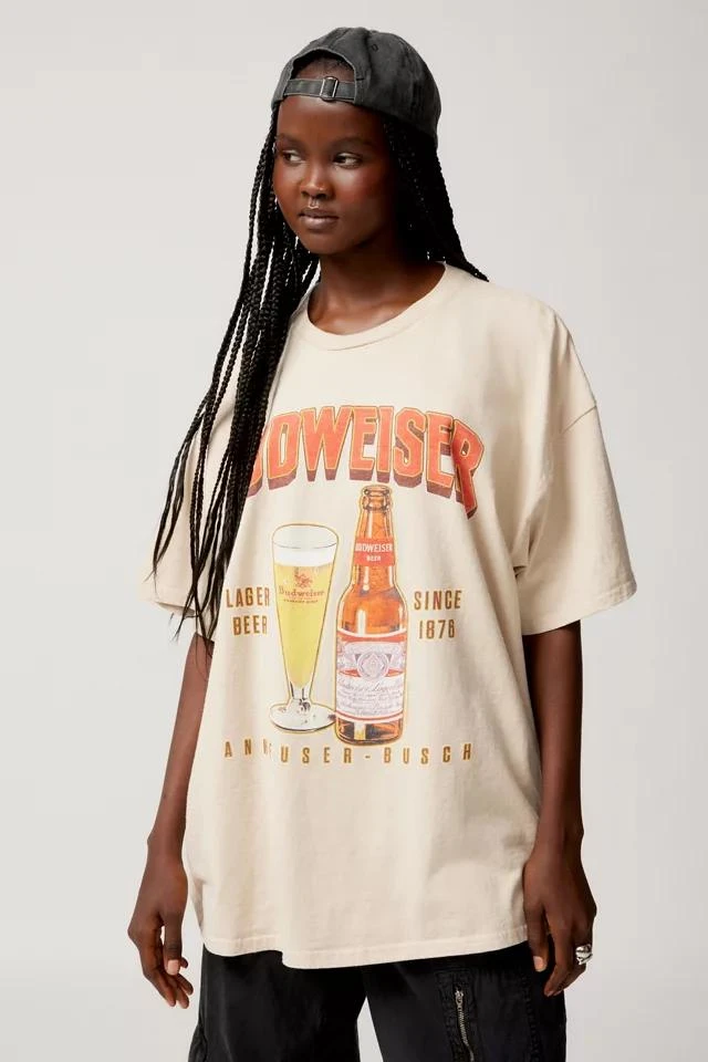 商品Urban Outfitters|Budweiser Graphic T-Shirt Dress,价格¥259,第1张图片详细描述