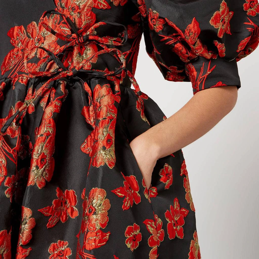 商品Sister Jane|Sister Jane Giselle Floral Jacquard Wrap Dress,价格¥1241,第3张图片详细描述