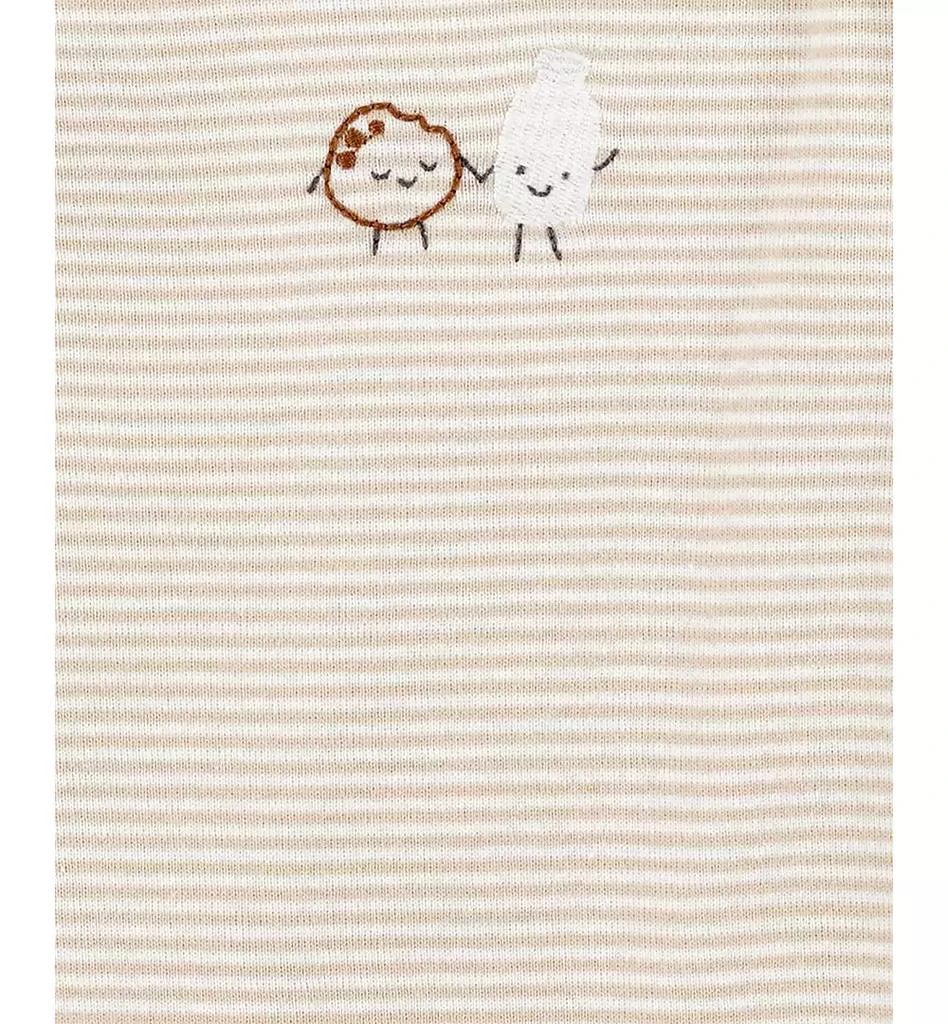 商品Carter's|Baby Boys 5-Pk. Cotton Short-Sleeve Milk & Cookies Bodysuits,价格¥222,第5张图片详细描述