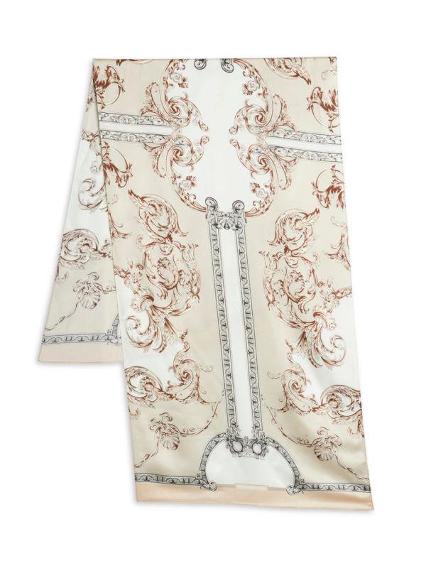 商品La Fiorentina|Print Silk Scarf,价格¥302,第2张图片详细描述