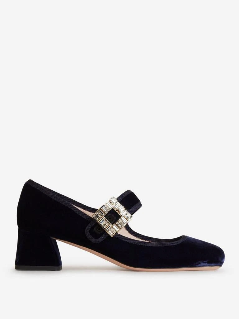 商品Roger Vivier|Roger Vivier Velvet Mary Jane Shoes,价格¥6899,第1张图片