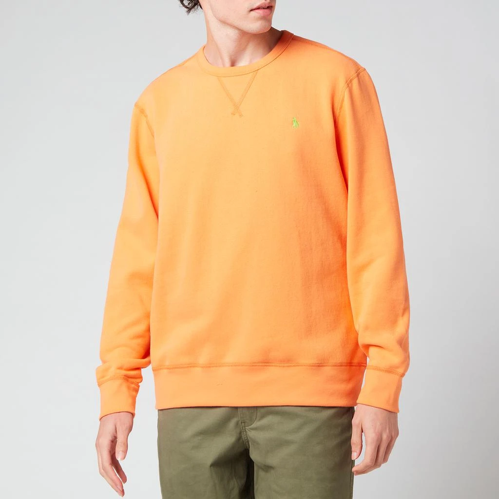 商品Ralph Lauren|Polo Ralph Lauren Men's The Cabin Fleece Sweatshirt - Classic Peach,价格¥360,第1张图片