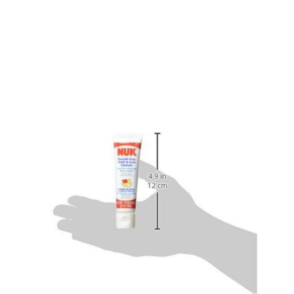 商品NUK|Grins & Giggles Toddler Toothbrush & Cleanser Set, Boy, Blue,价格¥94,第3张图片详细描述