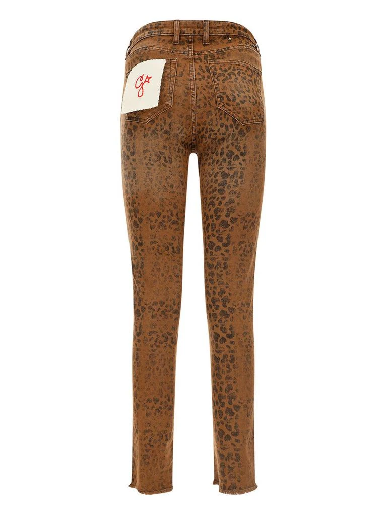 商品Golden Goose|Golden Goose Deluxe Brand Leopard Printed Skinny Jeans,价格¥2007,第2张图片详细描述