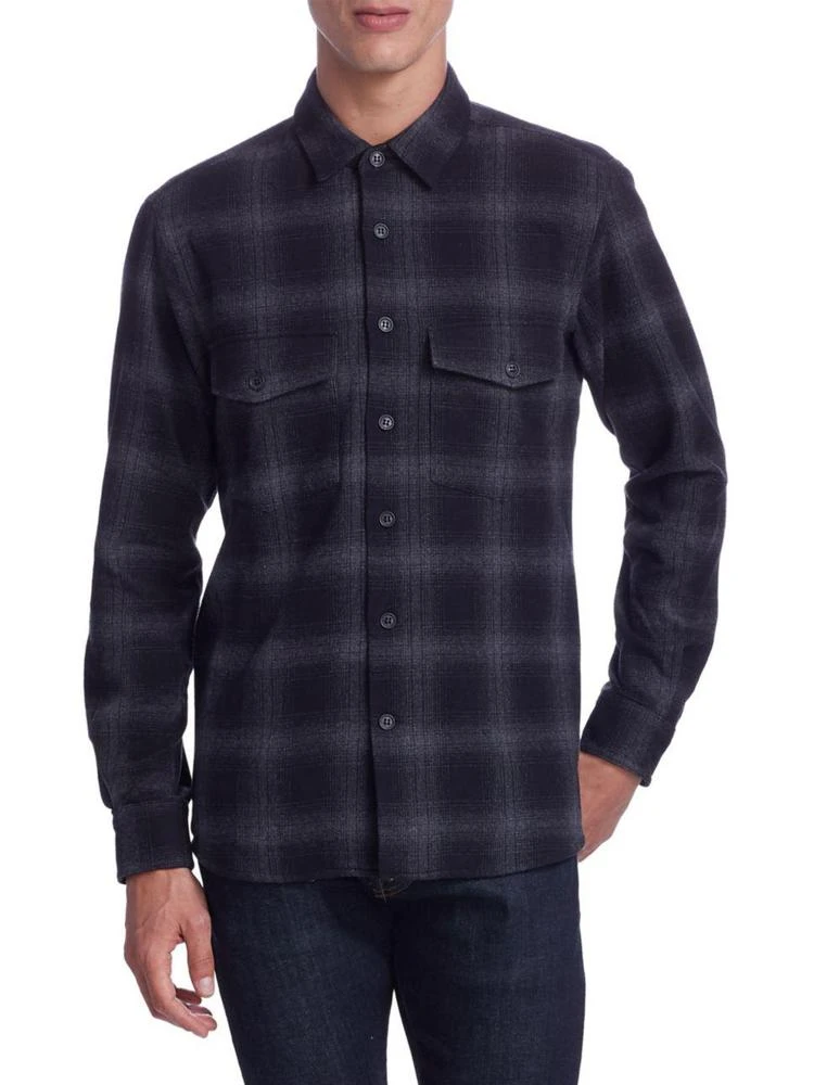 商品Marcelo Burlon|Plaid Button-Down Shirt,价格¥1069,第1张图片