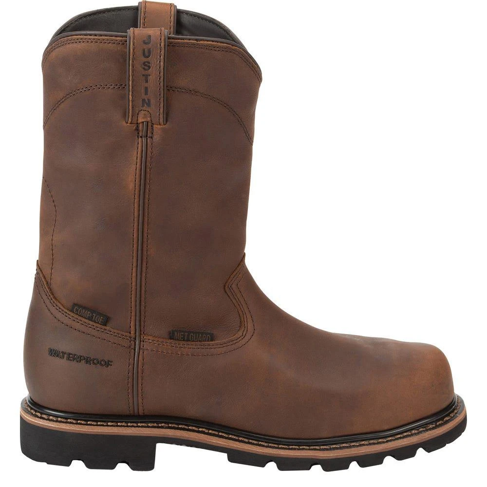 商品Justin Original Workboots|Pulley 10 inch Electrical Composite Toe Work Boots,价格¥1740,第1张图片