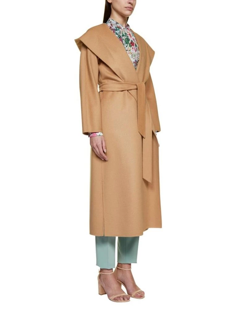 商品Weekend Max Mara|Max mara studio women's beige other materials coat,价格¥6733,第3张图片详细描述