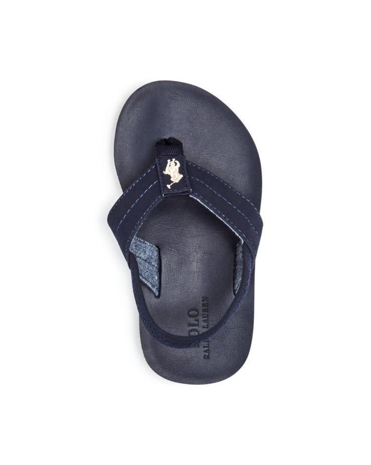 商品Ralph Lauren|男孩(婴幼儿)Boys' Leo Slingback Flip-Flops - Baby, Walker, Toddler,价格¥146,第2张图片详细描述