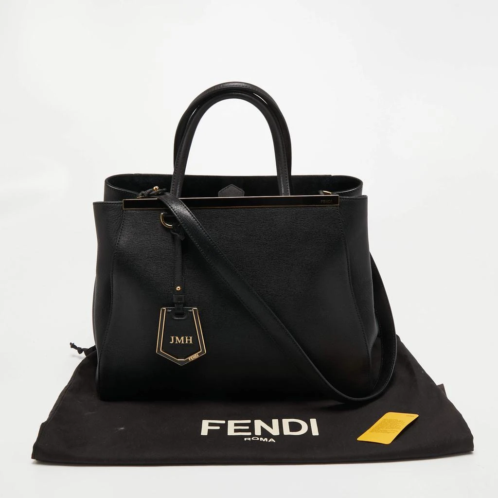 Fendi Black Leather Medium 2Jours Tote 商品