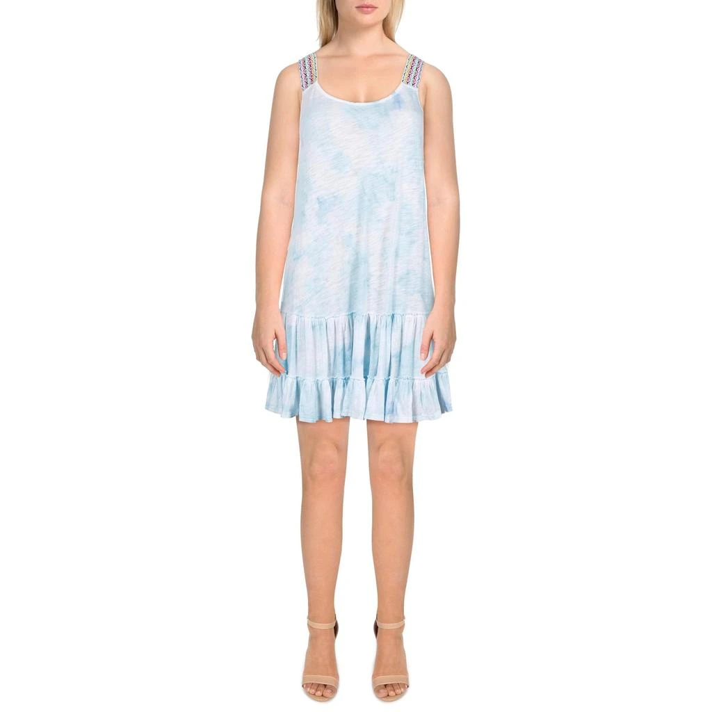 商品Pitusa|Womens Tie-Dye Mini Slip Dress,价格¥390,第2张图片详细描述