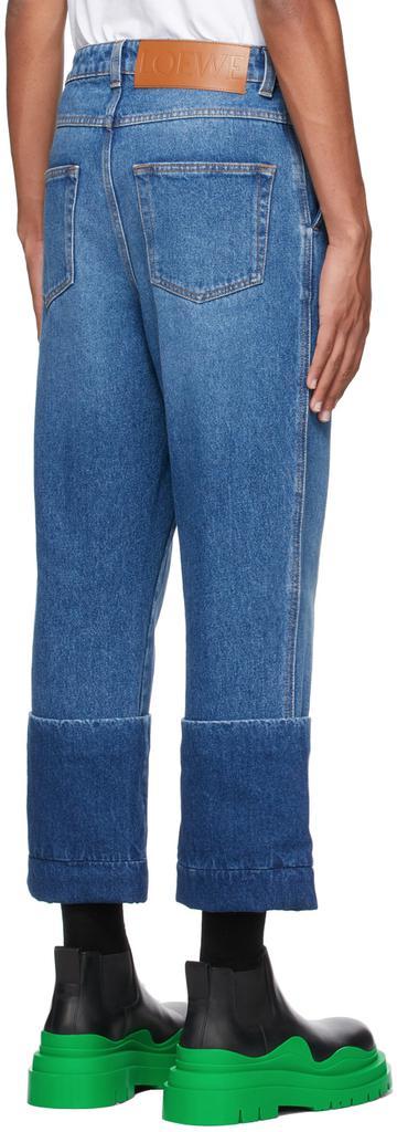 商品Loewe|Blue Denim Fisherman Jeans,价格¥6406,第5张图片详细描述