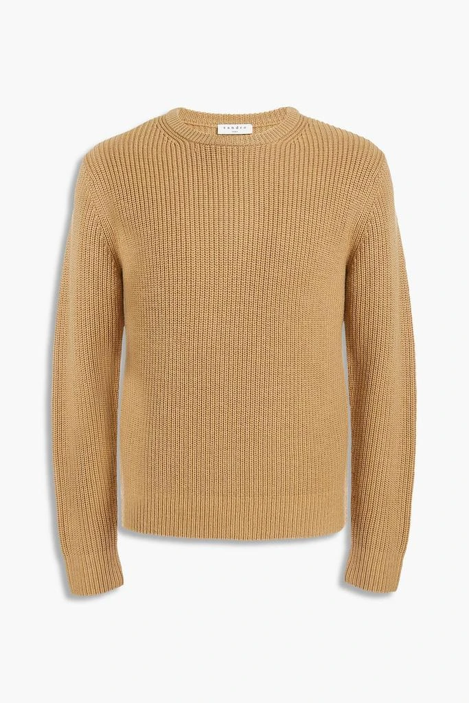 商品Sandro|Ribbed wool sweater,价格¥765,第1张图片