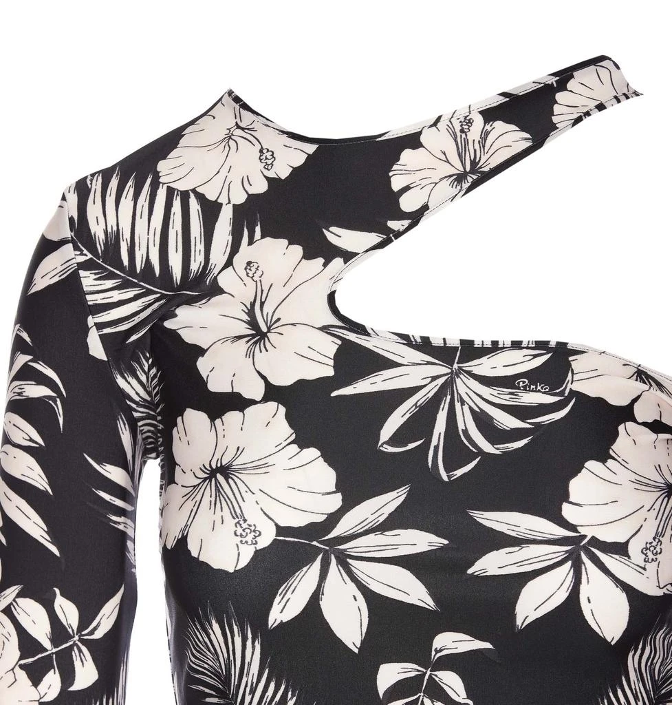 商品PINKO|Pinko Floral Printed Cut-Out Detailed Top,价格¥912,第3张图片详细描述