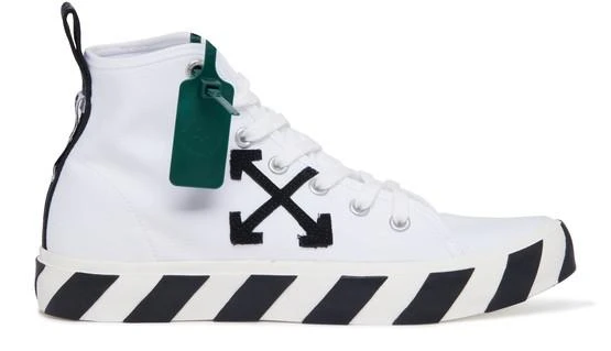 商品Off-White|Mid top vulcanized 帆布运动鞋,价格¥2867,第2张图片详细描述