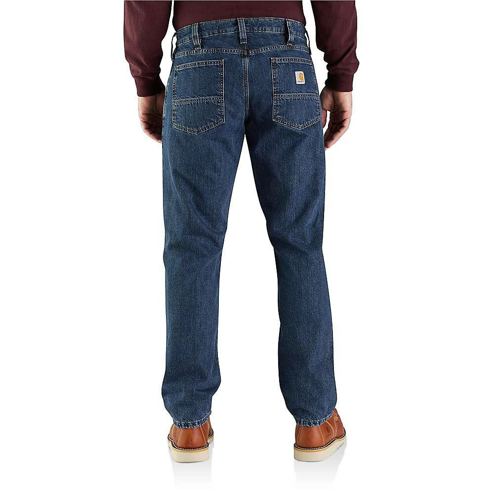 商品Carhartt|Carhartt Men's Relaxed Fit Flannel-Lined 5 Pocket Jean,价格¥450,第4张图片详细描述