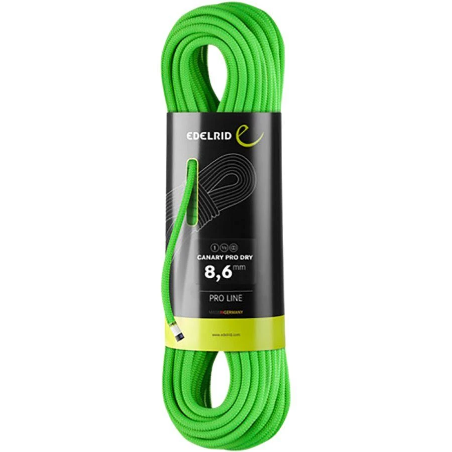 商品Edelrid|Canary Pro Dry Climbing Rope - 8.6mm,价格¥1810,第1张图片详细描述