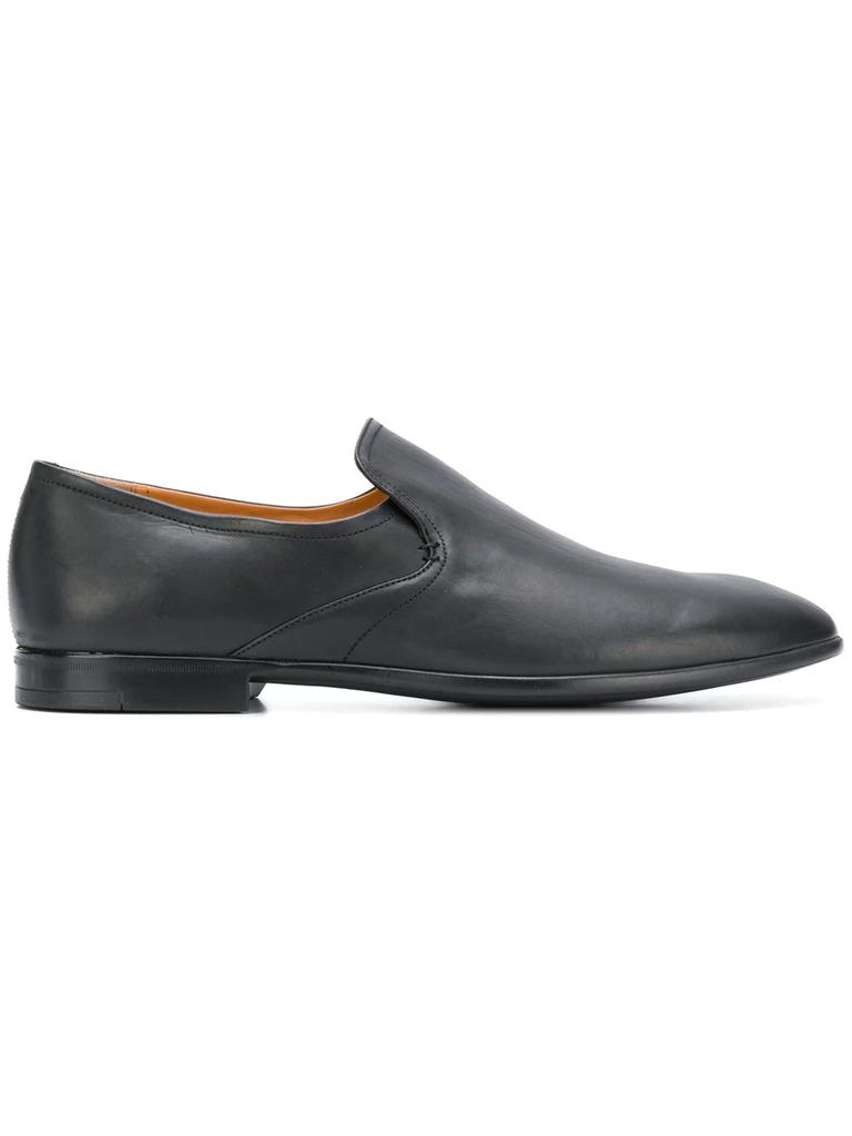 NEW Bally Furco Men's Black Plain Calf Leather Loafers商品第1张图片规格展示