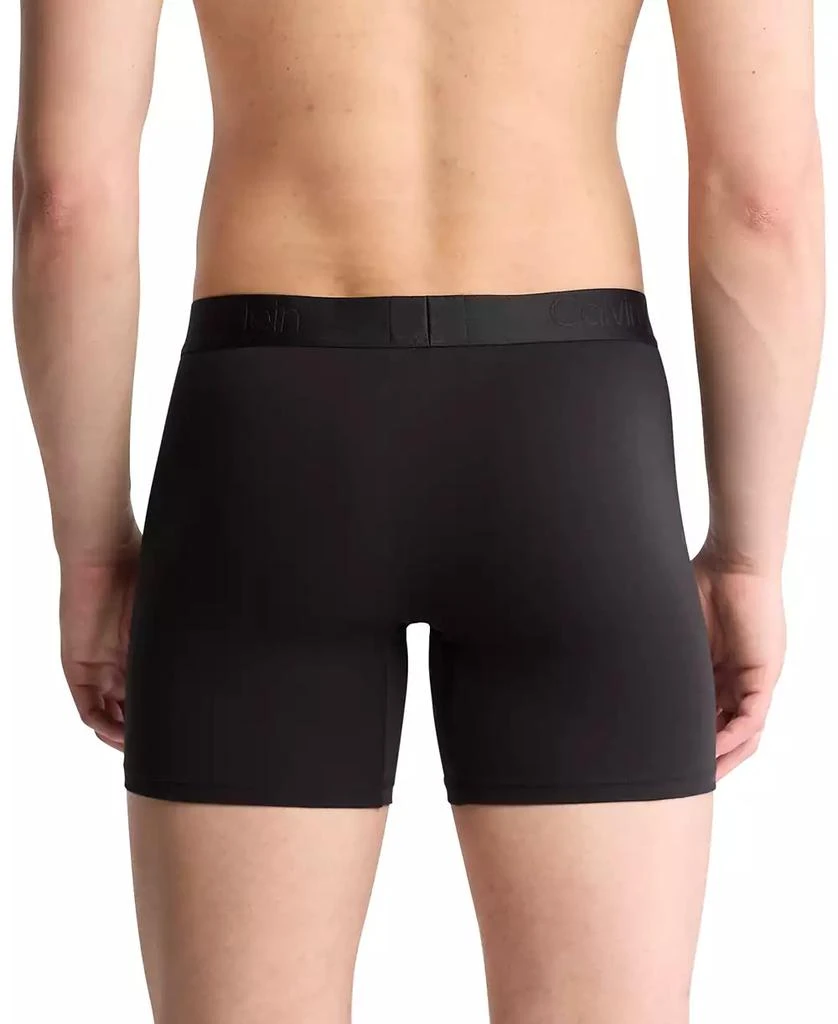 商品Calvin Klein|Men's CK Black Boxer Briefs, Pack of 3,价格¥356,第3张图片详细描述