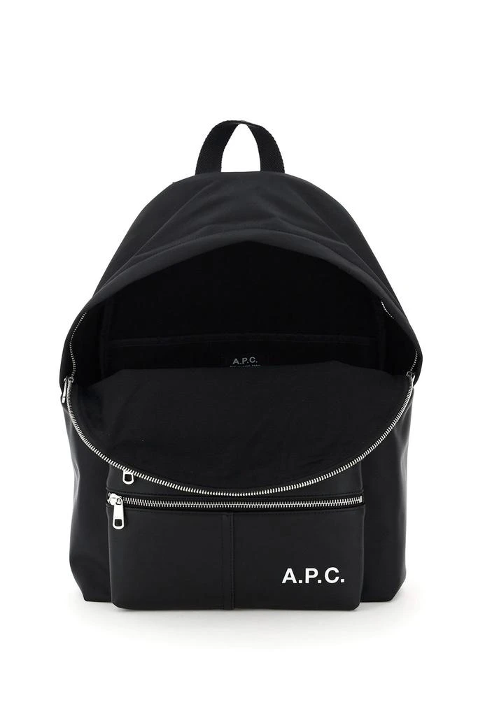 商品A.P.C.|CAMDEN FAUX LEATHER AND NYLON BACKPACK,价格¥1711,第4张图片详细描述