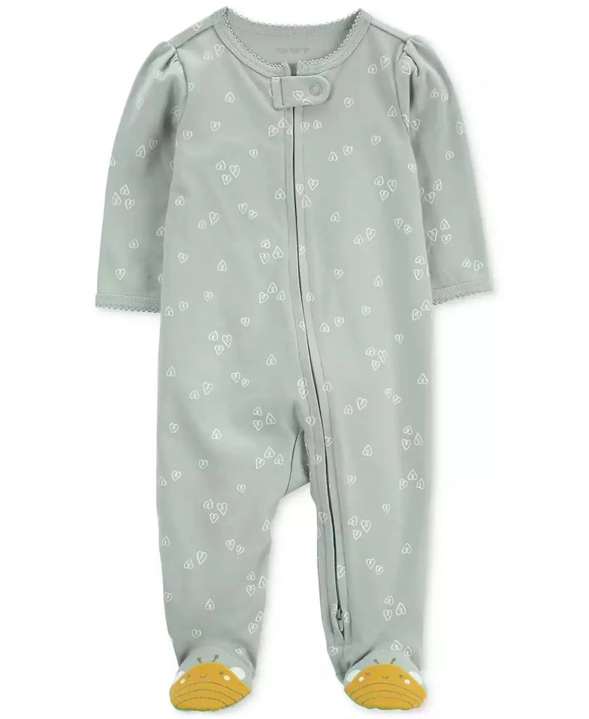 商品Carter's|Baby Boys and Baby Girls 2-Way Zip Sleep and Play Coverall,价格¥68,第1张图片